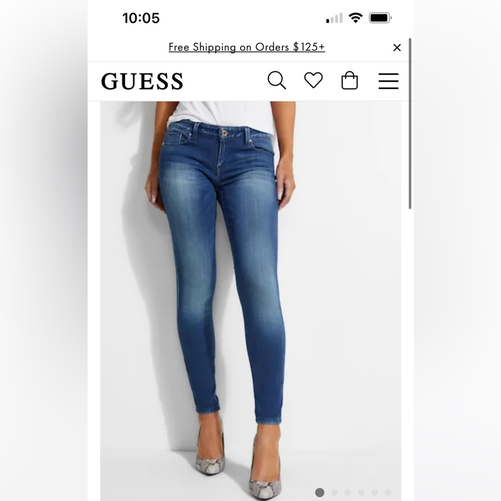 Guess Power Skinny Low Jeans